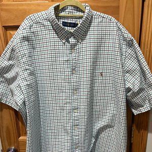 Polo by Ralph Lauren short sleeve blue/green 4XL